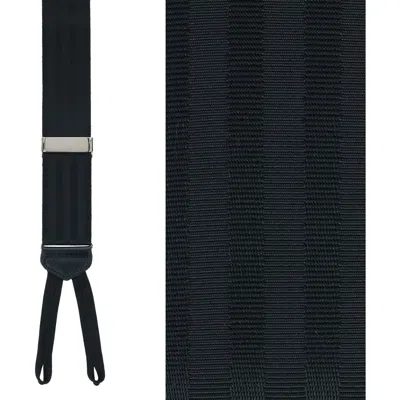Trafalgar Astaire Grosgrain Suspenders In Black