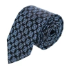 Trafalgar Azzimato Diamond Stately Silk Necktie In Navy Blue
