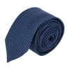 Trafalgar Baldwin Metallic Dash Silk Business Necktie In Navy