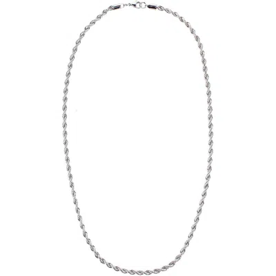 Trafalgar Barrett Braided Metal 22 Inch Long Necklace In Metallic