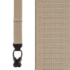 Trafalgar Big & Tall Classic Stretch Button End Suspenders In Khaki