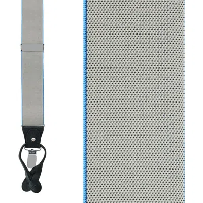 Trafalgar Big & Tall Maddox 35mm Convertible Suspenders In Khaki