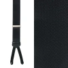Trafalgar Big & Tall Monte Bello Interlocked Silk Formal Suspenders In Black