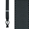 Trafalgar Men's Big & Tall Napier Convertible Suspenders In Black