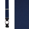 Trafalgar Big & Tall Phoenix 38mm Grosgrain Non Stretch Ribbon Button End Suspenders In Navy