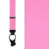 Trafalgar Big & Tall Phoenix 38mm Grosgrain Non Stretch Ribbon Button End Suspenders In Pink