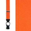 Trafalgar Big & Tall Phoenix 38mm Grosgrain Non Stretch Ribbon Button End Suspenders In Pumpkin