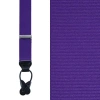 Trafalgar Big & Tall Phoenix 38mm Grosgrain Non Stretch Ribbon Button End Suspenders In Purple