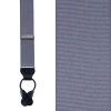 Trafalgar Big & Tall Phoenix 38mm Grosgrain Non Stretch Ribbon Button End Suspenders In Smokey Grey