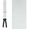 Trafalgar Big & Tall Sutton Solid Silk Formal End Suspenders In Silver