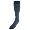 Trafalgar Charlie Over The Calf Houndstooth Merino Wool Socks In Light And Dark Grey
