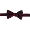 Trafalgar Christian The Romantic Brocade Silk Bow Tie In Red