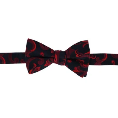 Trafalgar Christian The Romantic Brocade Silk Bow Tie In Red