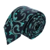 Trafalgar Christian The Romantic Brocade Silk Necktie In Green