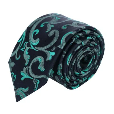 Trafalgar Christian The Romantic Brocade Silk Necktie In Green