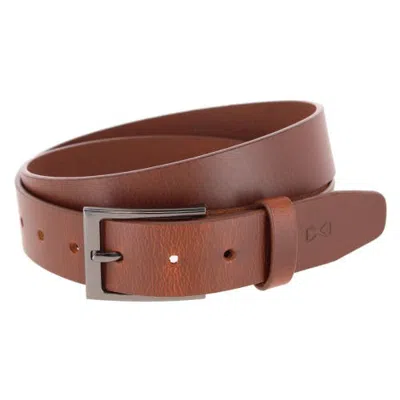 Trafalgar Conall 35mm Changeable Buckle Genuine Leather Belt In Brown