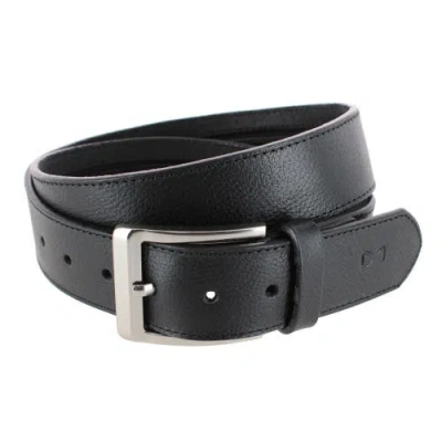 Trafalgar Diplomat Hidden Zipper Geniune Leather Money Belt In Black