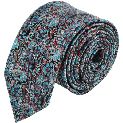 Trafalgar Enzo Exploded Floral Silk Necktie In Multiple Colours