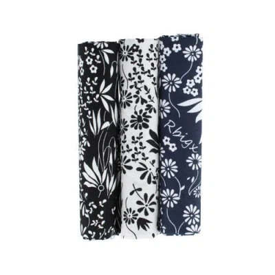 Trafalgar Ezra'a Stately Floral 3 Pack Cotton Handkerchiefs