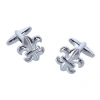 Trafalgar Fletcher Fleur-di-lis Novelty Cufflinks In Metallic