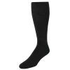 Trafalgar Gaston Solid Colored Over-the-calf Merino Wool Socks In Black