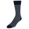 Trafalgar Holden Herringbone Mid-calf Pima Cotton Socks In Multi