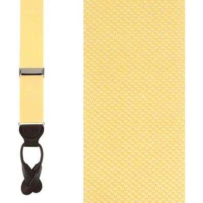 Trafalgar The Hudson Brace Suspenders In Yellow