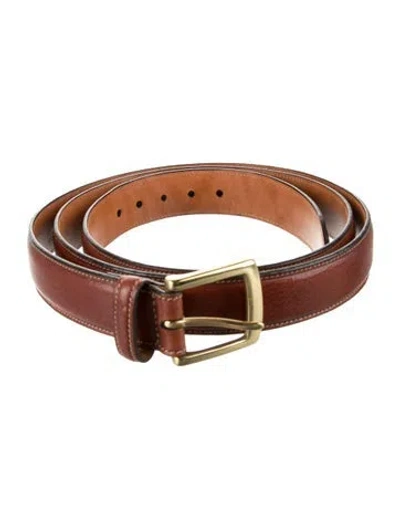 Pre-owned Trafalgar Leather Belt In Brown