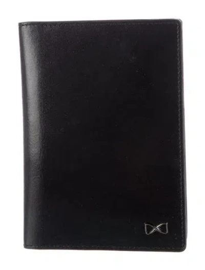 Pre-owned Trafalgar Leather Bifold Wallet In Black