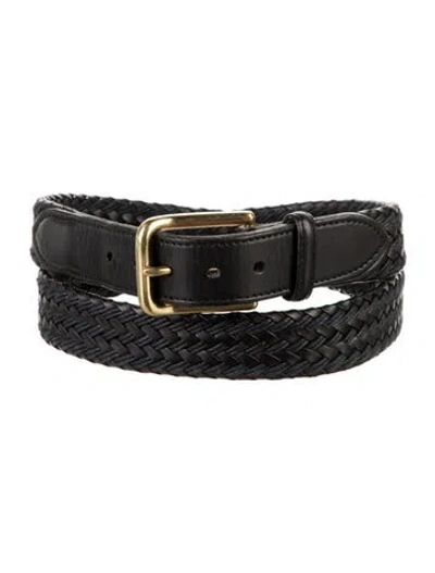Pre-owned Trafalgar Leather Buckle In Black