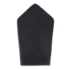Trafalgar Leyton Diagonal Lined Tone On Tone Silk 12 X 12 Pocket Square In Graphite