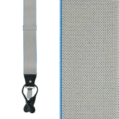 Trafalgar Maddox 35mm Convertible Suspenders In Khaki