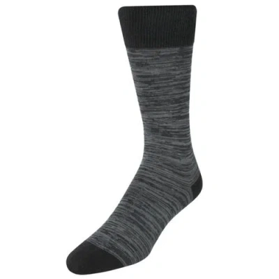 TRAFALGAR TRAFALGAR MARIUS MARLED PATTERNED MID-CALF PIMA COTTON SOCKS