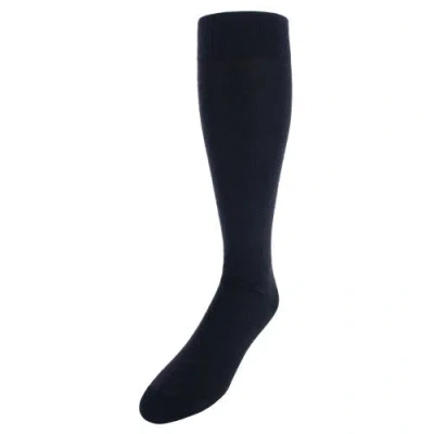Trafalgar Maxwell Over The Calf Cashmere Blend Socks In Black
