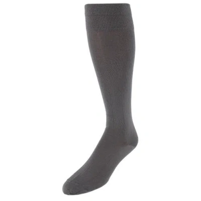 Trafalgar Maxwell Over The Calf Cashmere Blend Socks In Gray
