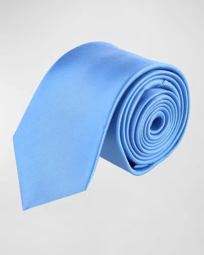 Trafalgar Sutton Sold Silk Tie In Blue