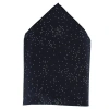 Trafalgar Mystere Metallic Star Light 12 X 12 Silk Pocket Square