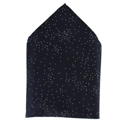 Trafalgar Mystere Metallic Star Light 12 X 12 Silk Pocket Square