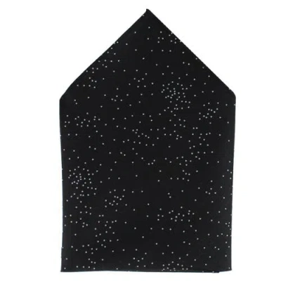 Trafalgar Mystere Metallic Star Light 12 X 12 Silk Pocket Square