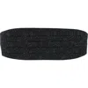 Trafalgar Mystere Metallic Star Light Cummerbund In Black