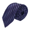 Trafalgar Nathanial Regal Patterned Diagonal Line Silk Business Necktie In Purple