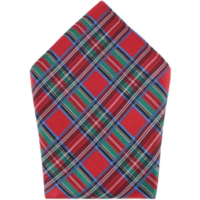 Trafalgar Nicholas Tartan Plaid Silk Pocket Square