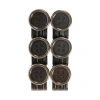 Trafalgar 6-piece No-sew Suspenders Buttons In Brass