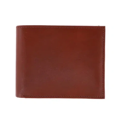 Trafalgar Orion Leather 8-slot Bi-fold Wallet With Removable Id Card Case In Tan