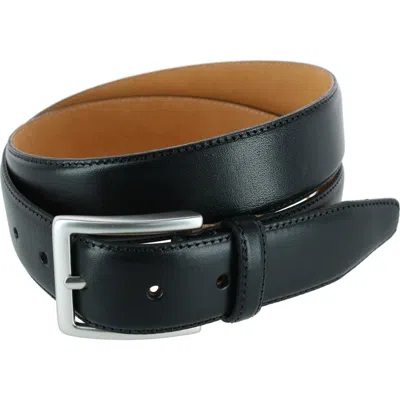 Trafalgar Orion Smooth Calfskin 35mm Dress Belt In Black