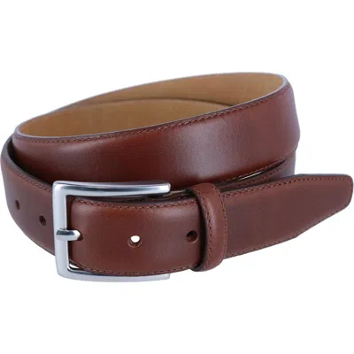Trafalgar Orion Smooth Calfskin 35mm Dress Belt In Brown