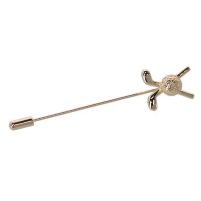 Trafalgar Palmer Golf Clubs And Ball Lapel Pin In Gold