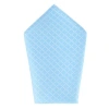 Trafalgar Rowan Geometric Pattern 12x12 Silk Pocket Square In Light Blue