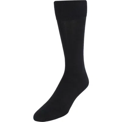 Trafalgar Sasha Solid Colored Mid-calf Pima Cotton Socks
