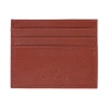 Trafalgar Sergio Genuine Leather Card Case In Pink